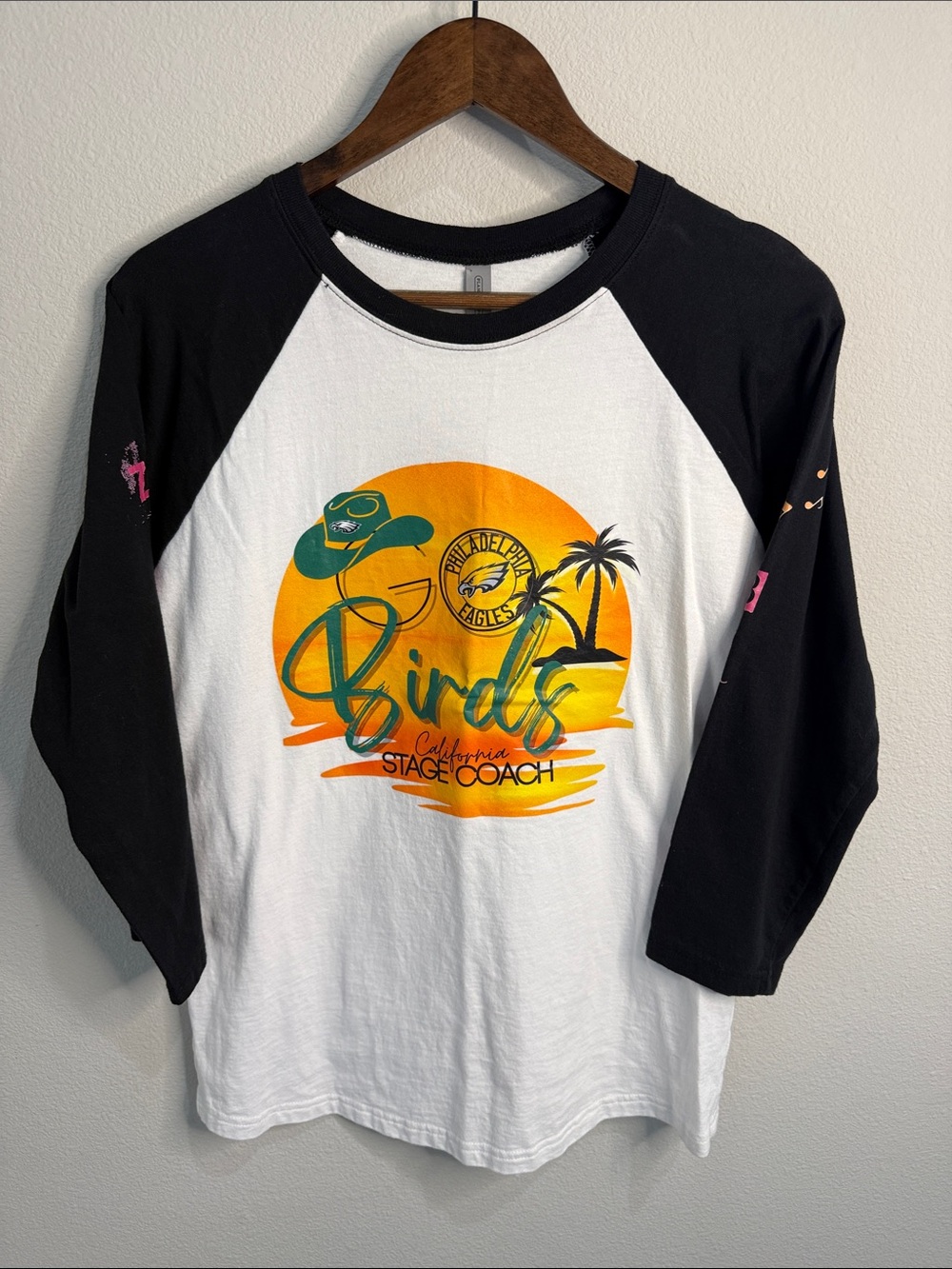 Zach Bryan Eagles Stagecoach Concert Tee Size M